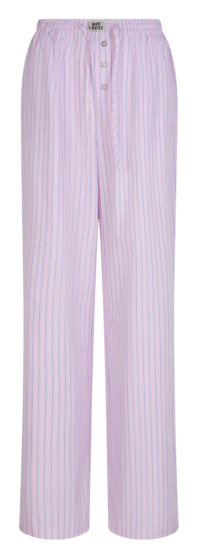 Pantalon large en coton Rose THEODORE