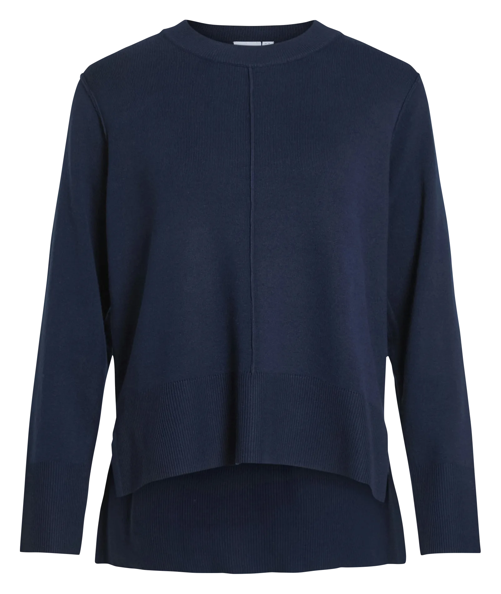 Pull col rond Bleu OSTRIA