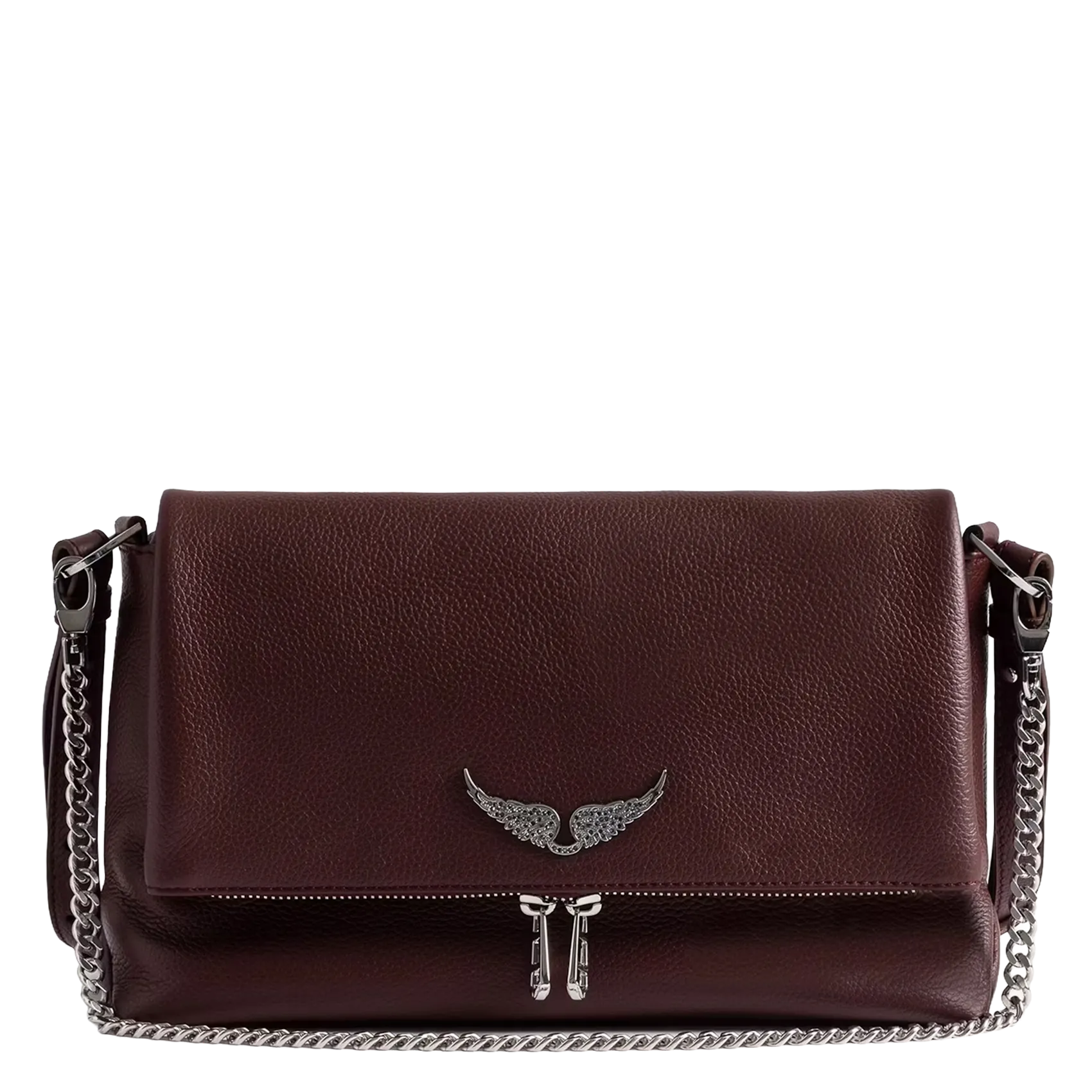 Sac porté épaule en cuir Rouge ROCKY II