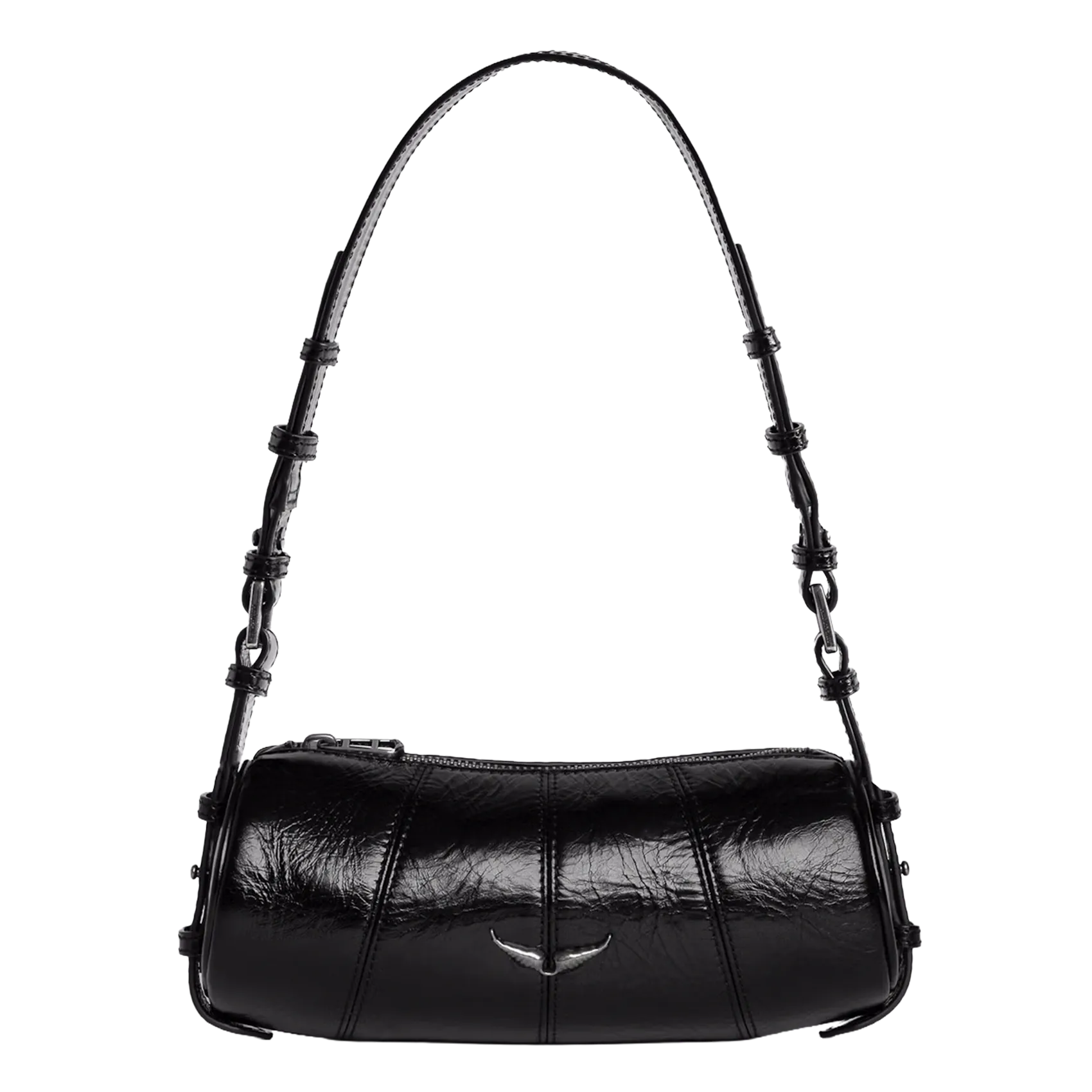 Sac porté épaule en cuir Noir LE ROUDOUDOU