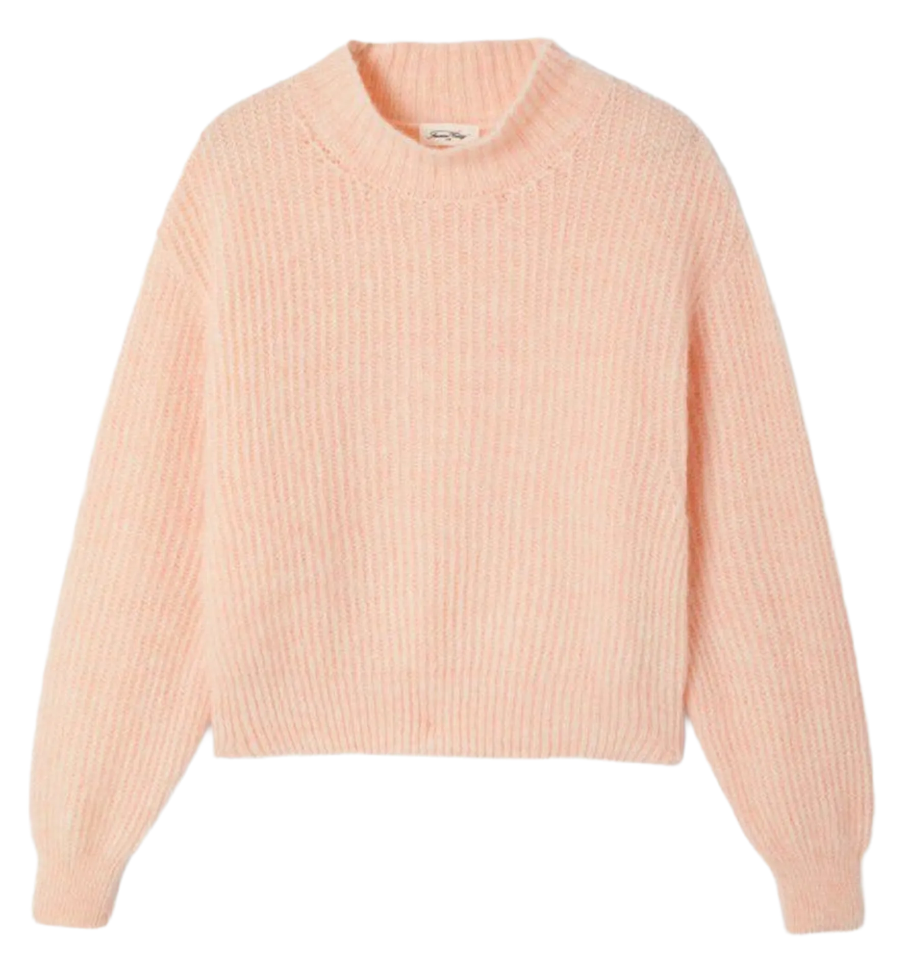 Pull droit col montant Rose EAST