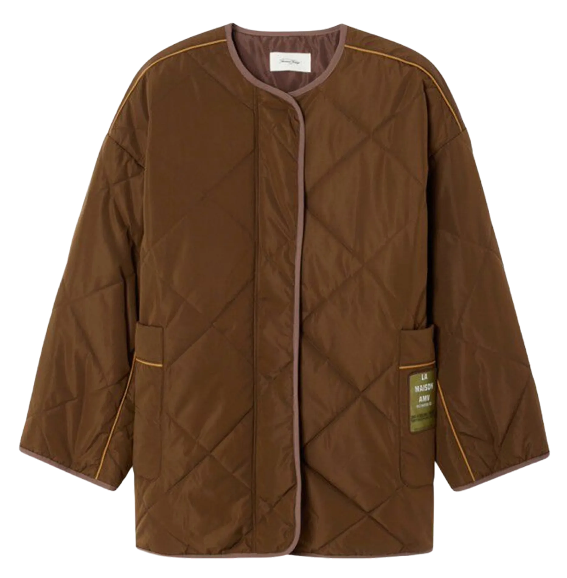 Veste oversize matelassée Marron VOWBAY