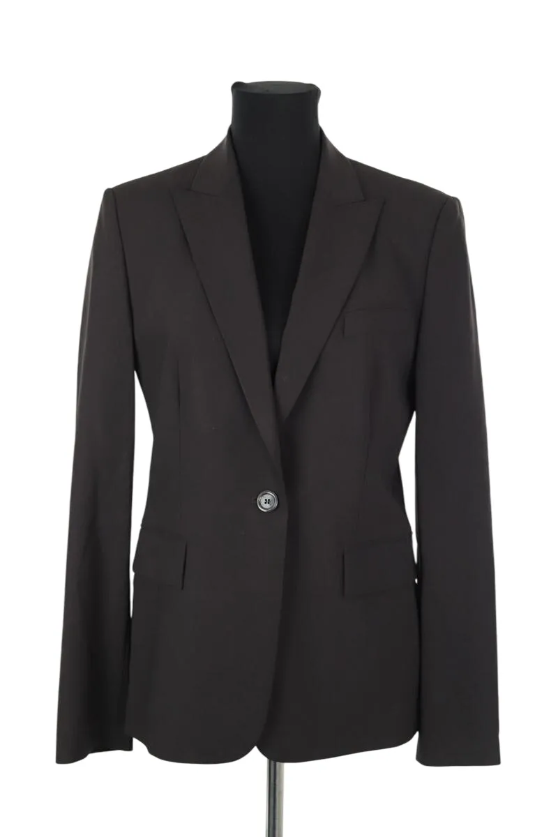 Blazer en laine Marron