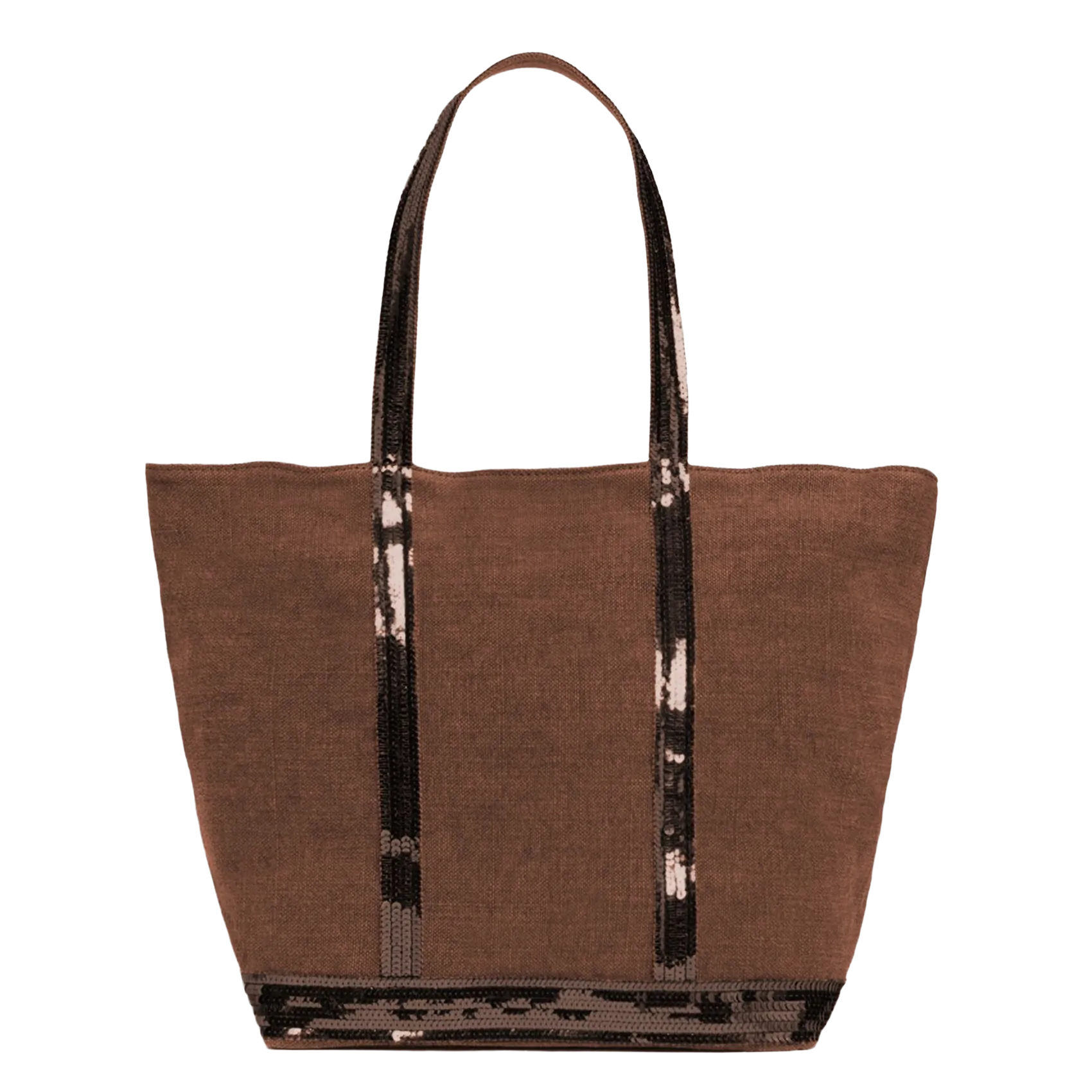 Cabas en lin Marron CABAS M