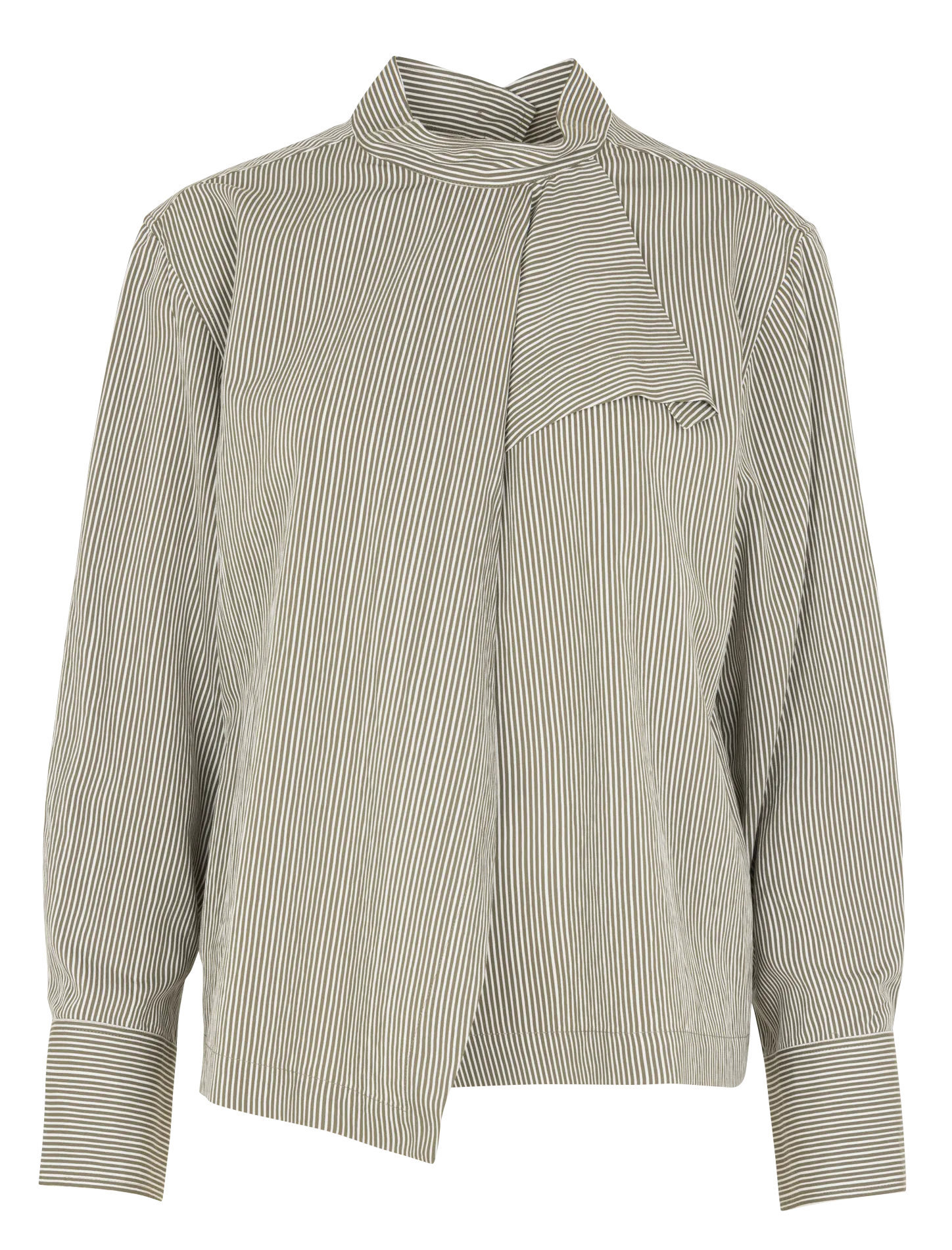 Top ample à rayures Vert BECK