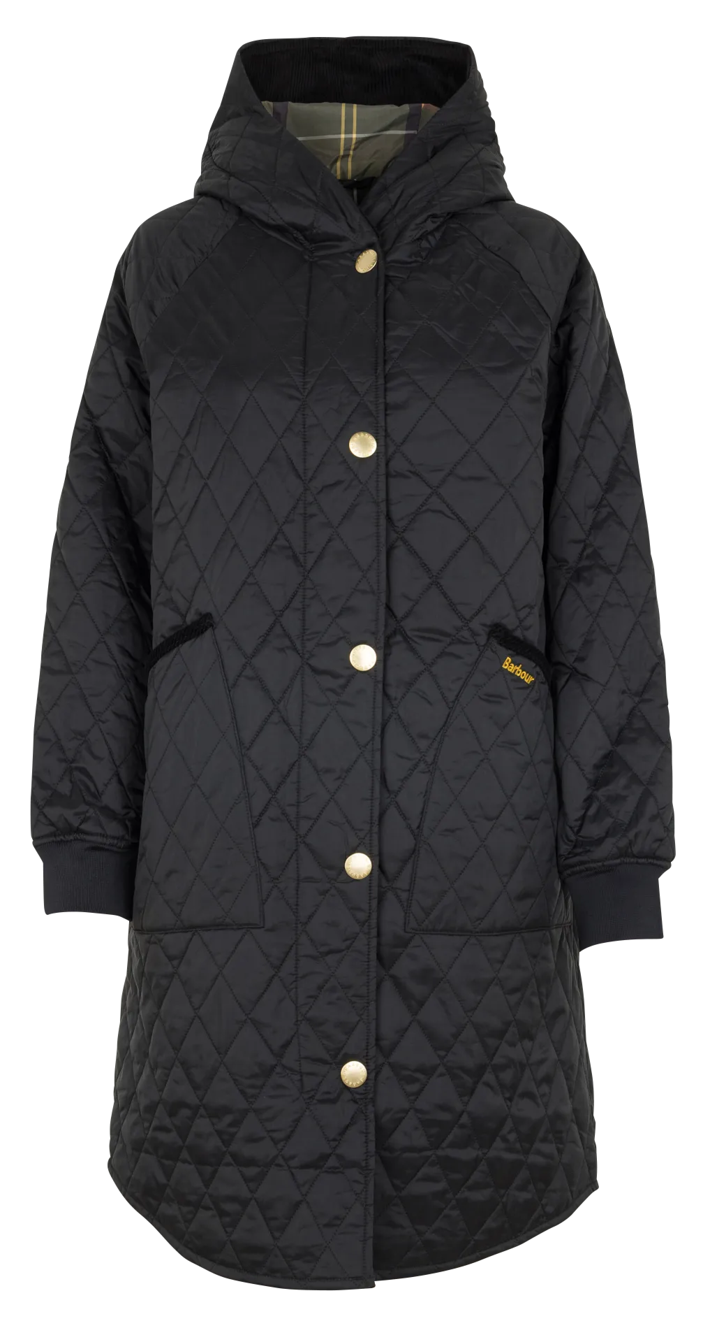 Veste matelassée col capuche Noir HILARY