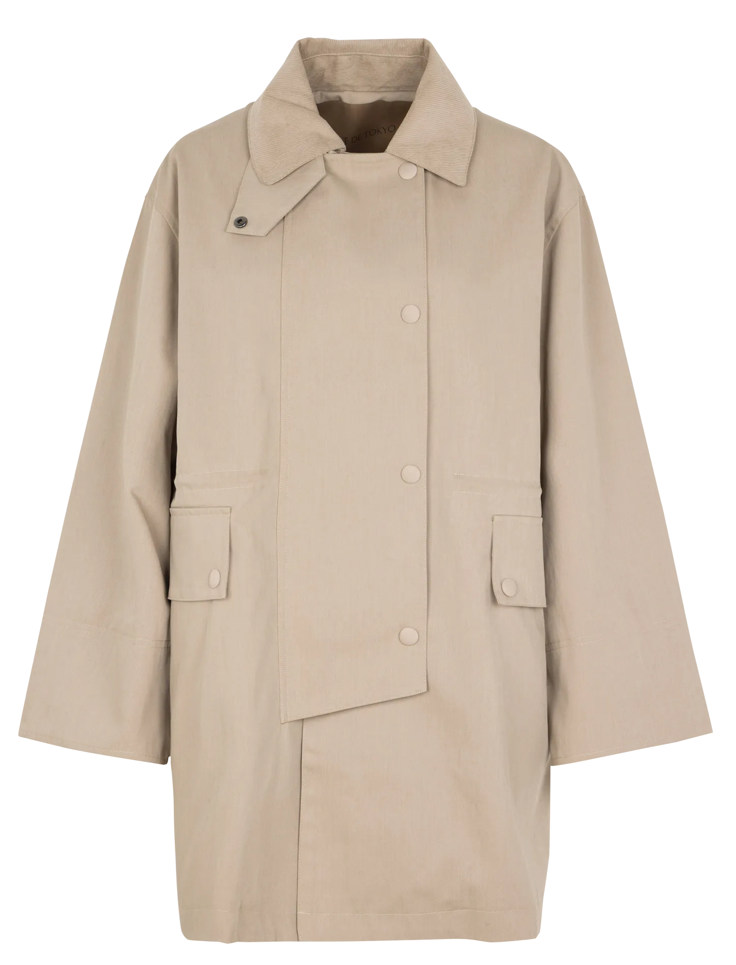 Trench col tailleur Beige CIMANA