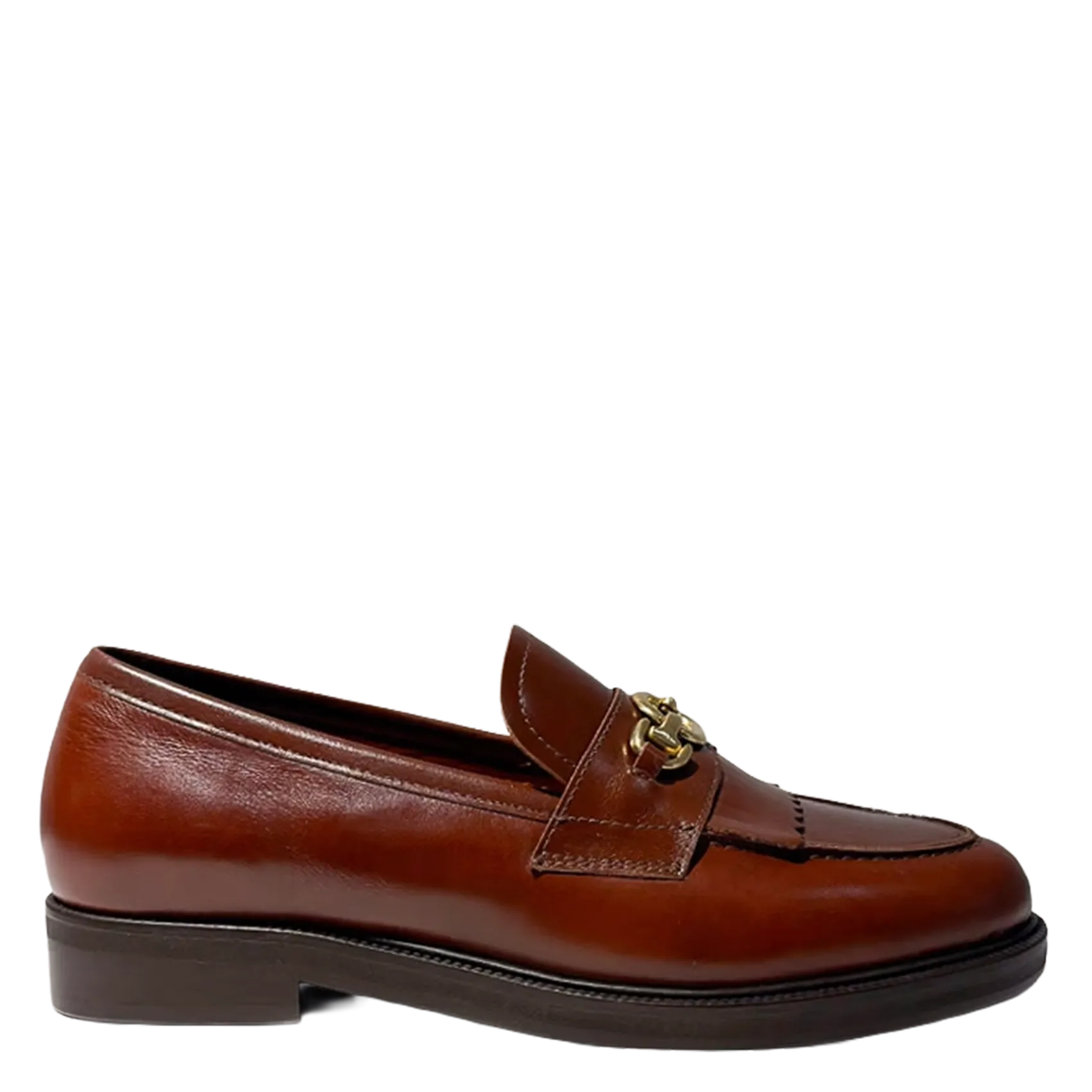 Mocassins en cuir Marron DELPHES
