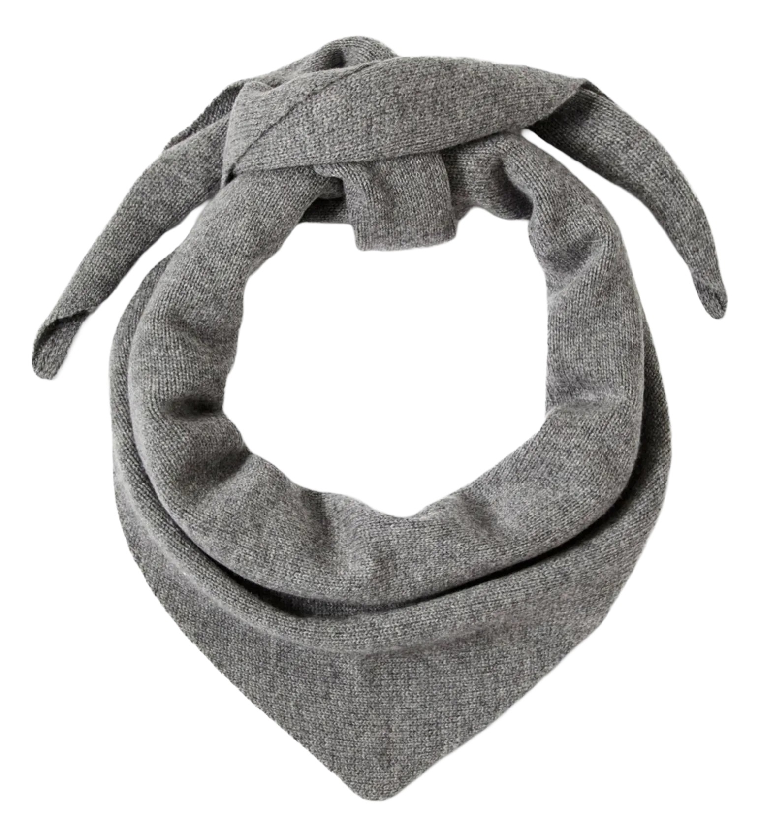 Echarpe en laine et cachemire Gris CILLE