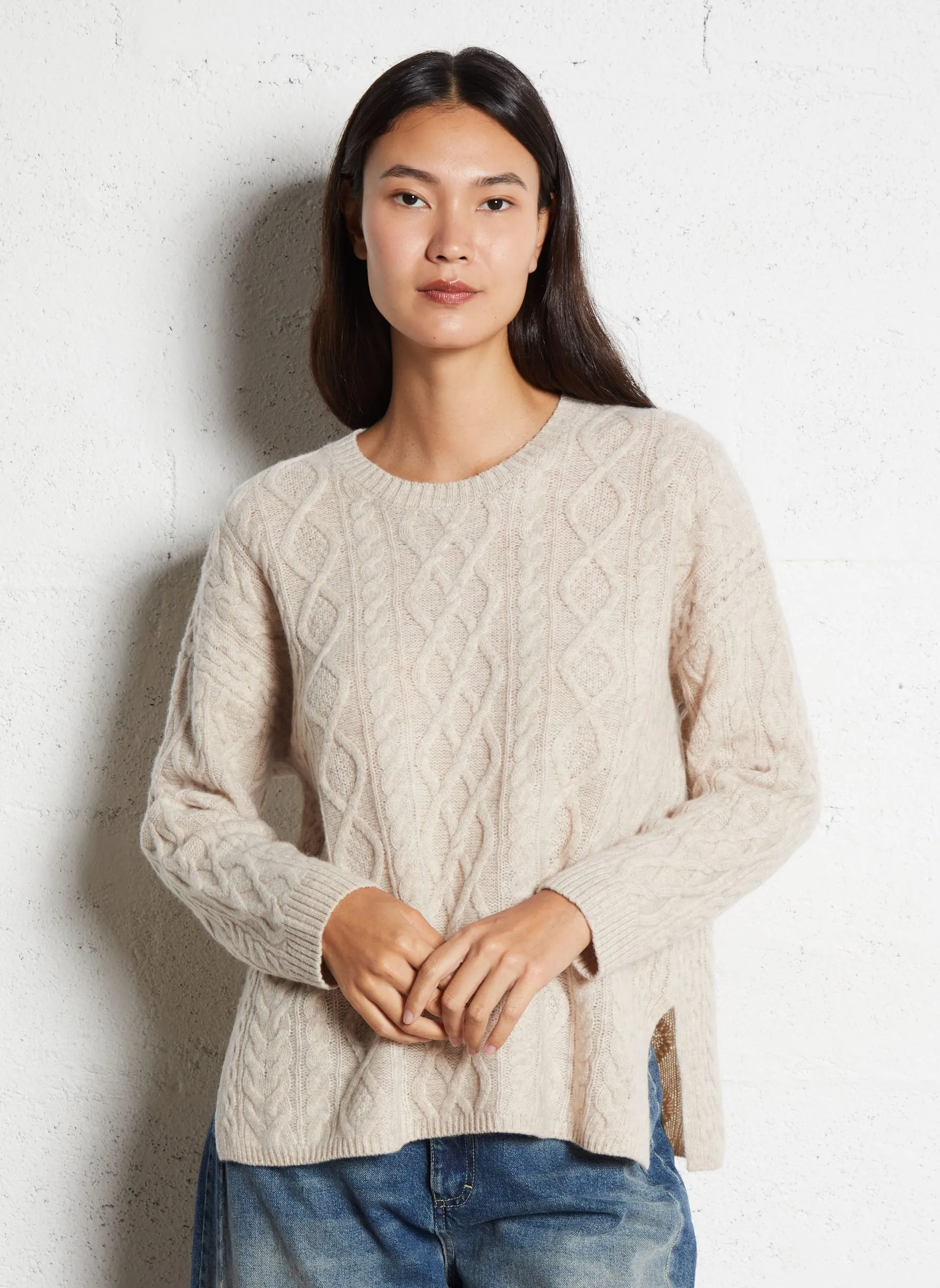 Pull oversize en laine Beige PAYS