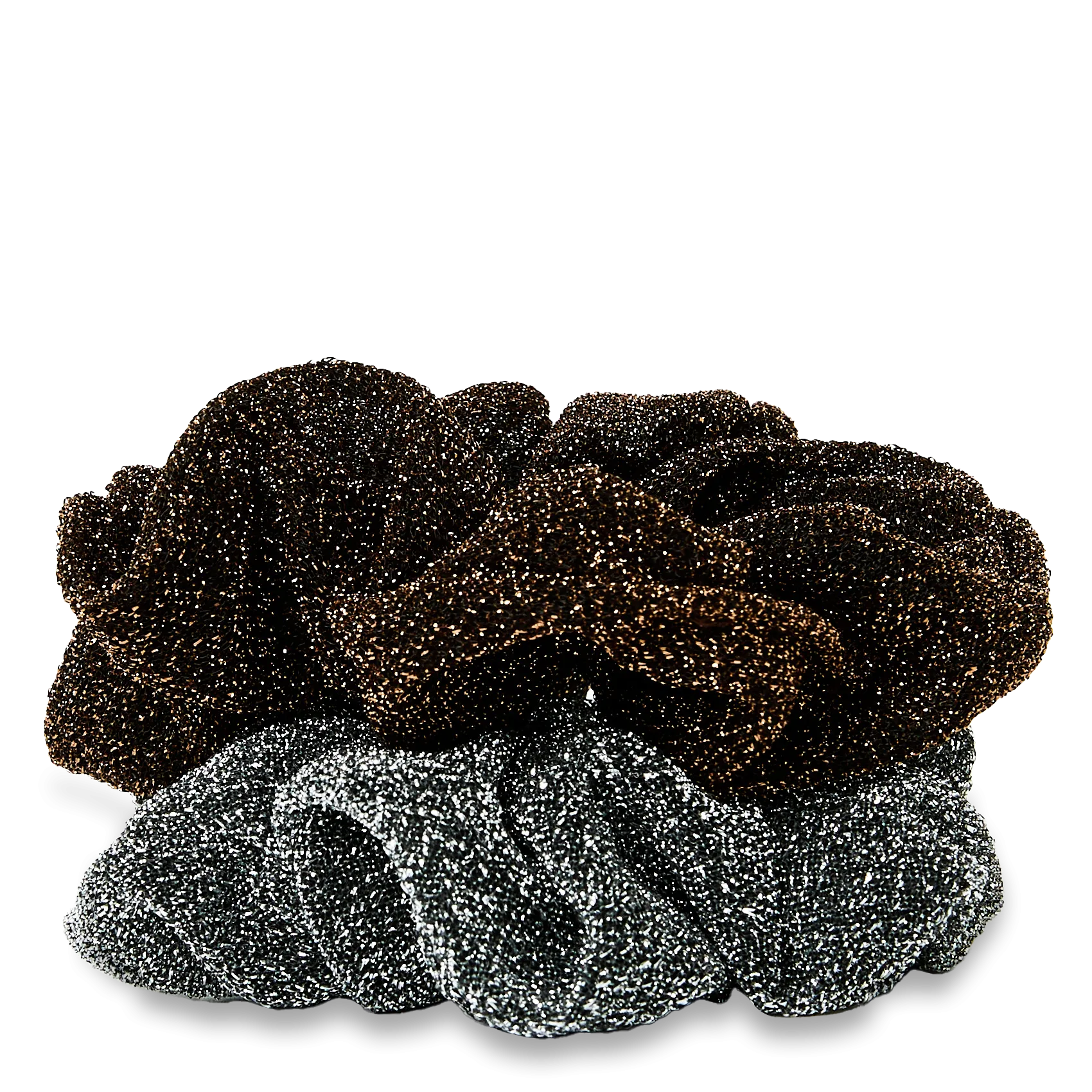 Duo de chouchous métallisés Multicolore