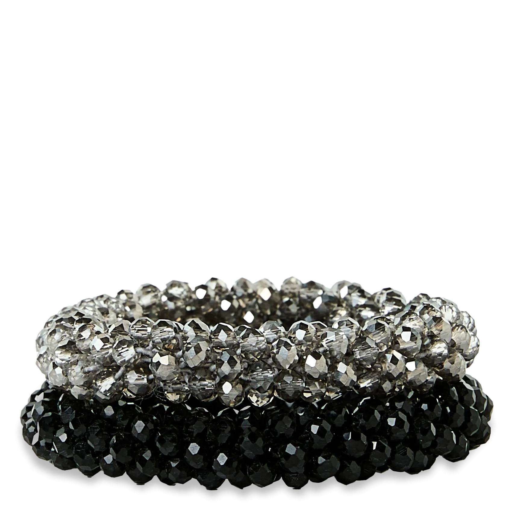 Duo d'élastiques en perles Multicolore