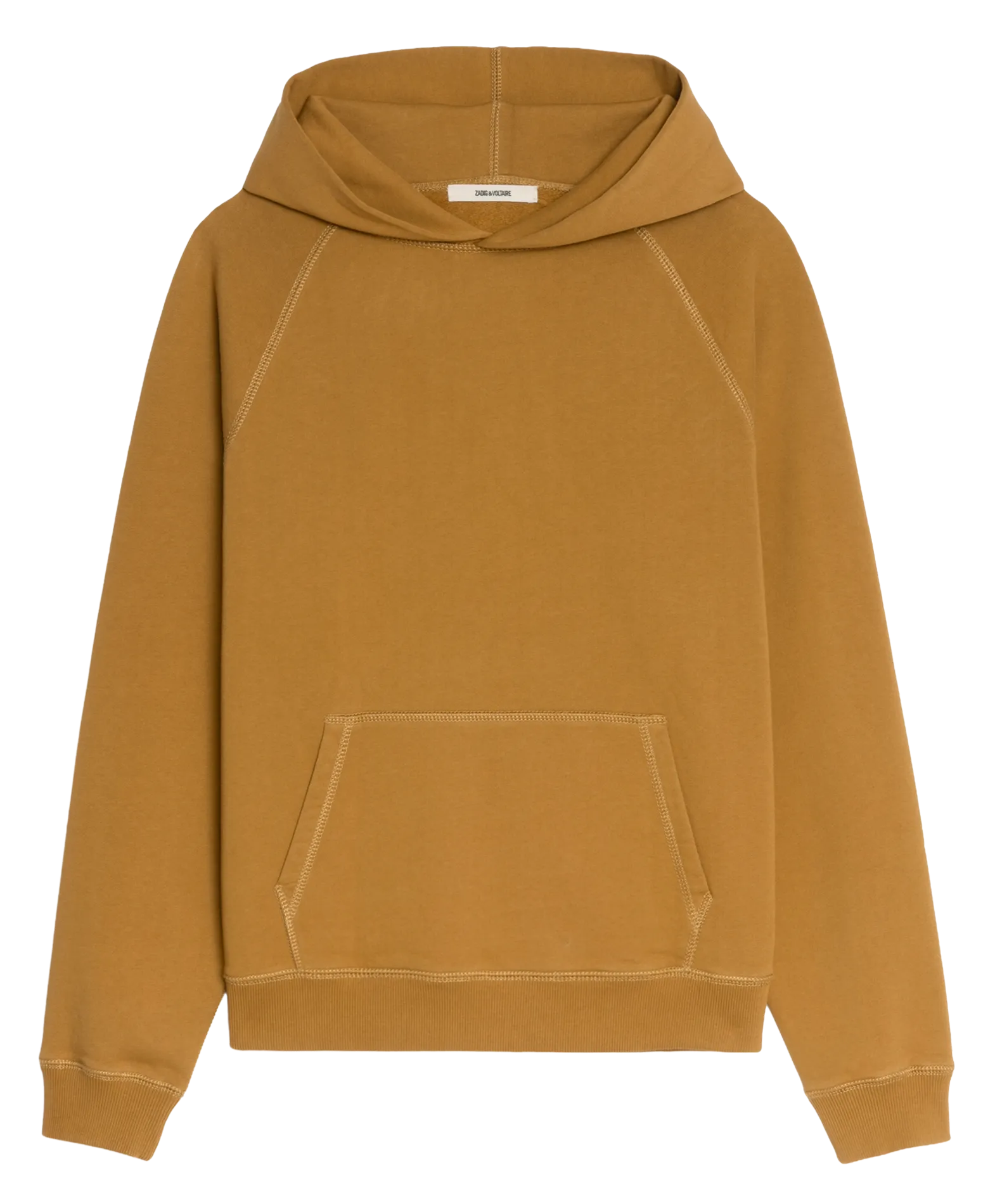 Sweat col rond en coton Beige GEORGIO