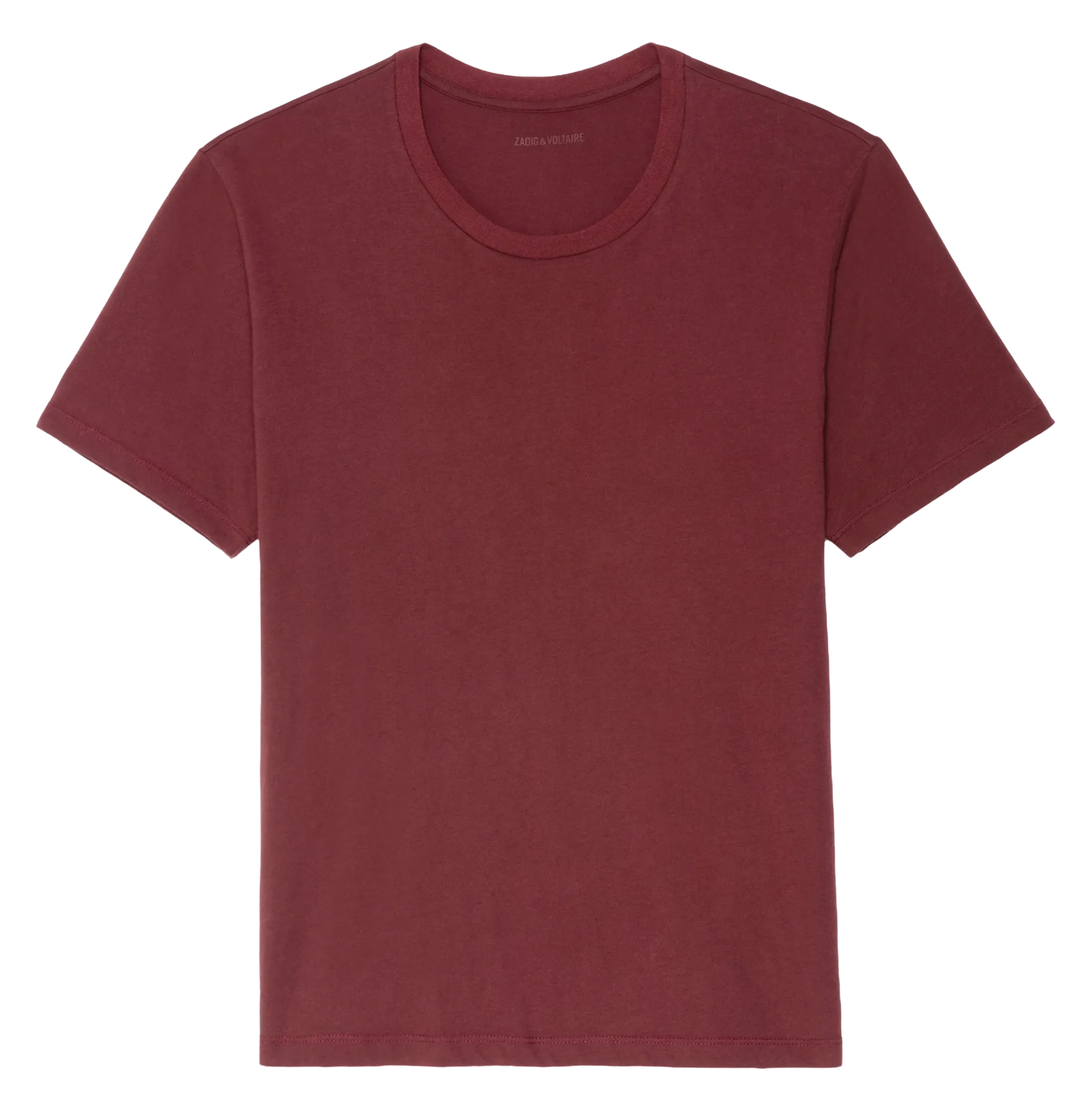 Tee-shirt col rond en coton Violet TOMMY