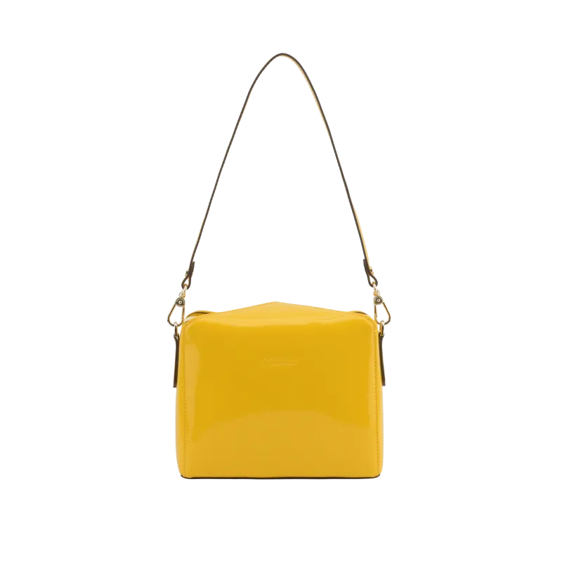 Sac porté épaule - synthetic et cuir Jaune