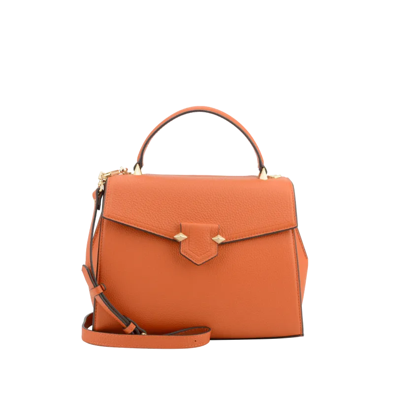 Sac à main - cuir de veau grainé Orange