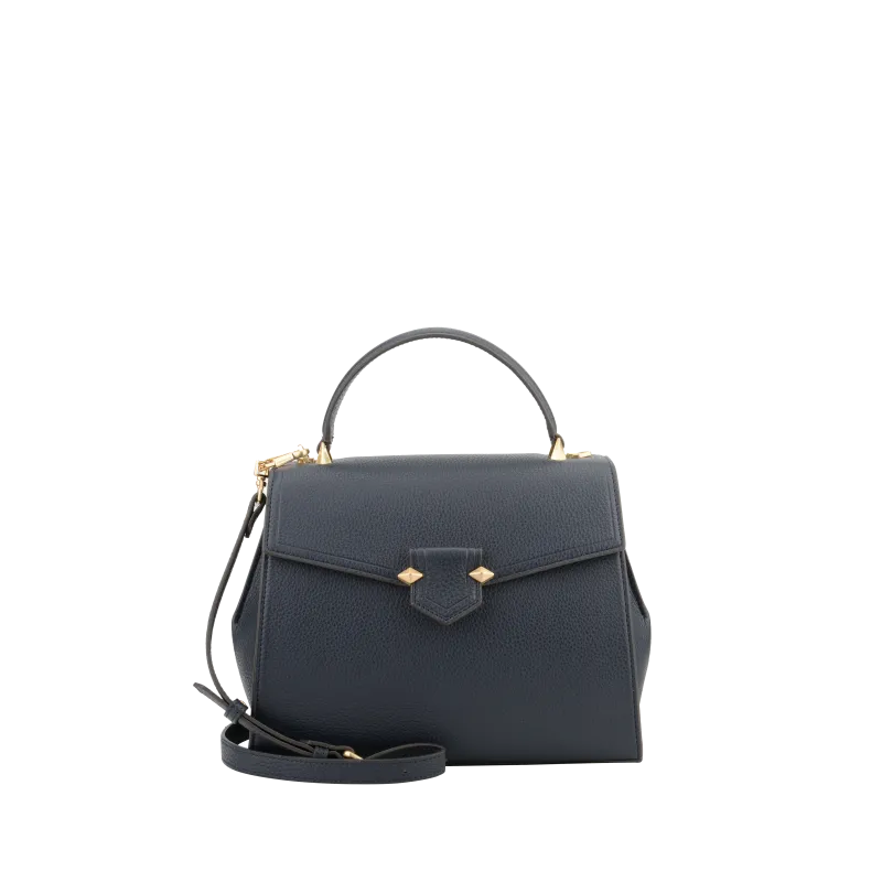 Sac à main - cuir de veau grainé Bleu