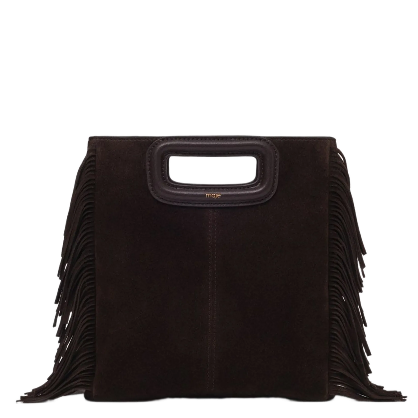 Sac bandoulière en cuir Marron M