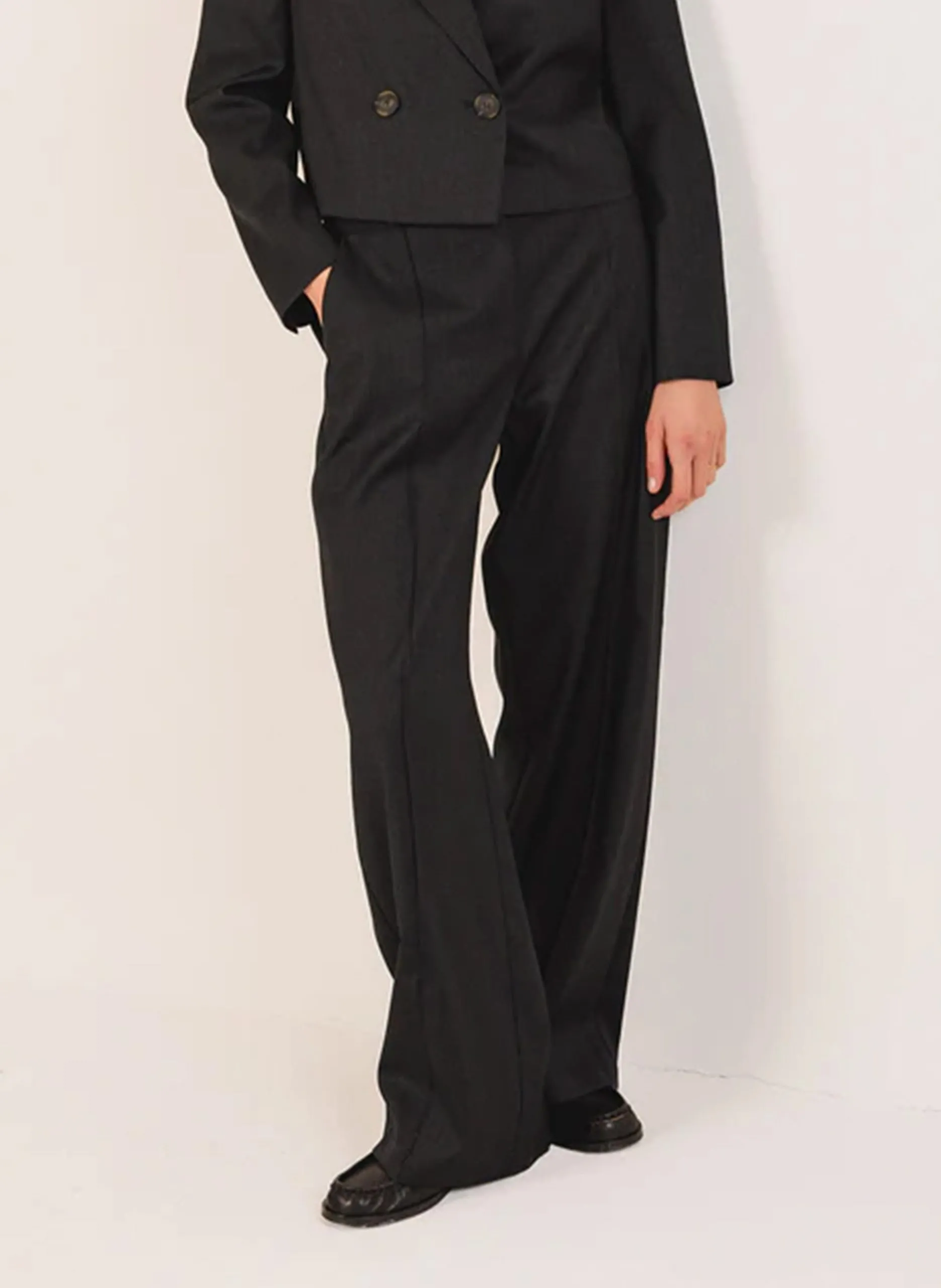Pantalon droit Noir PATY
