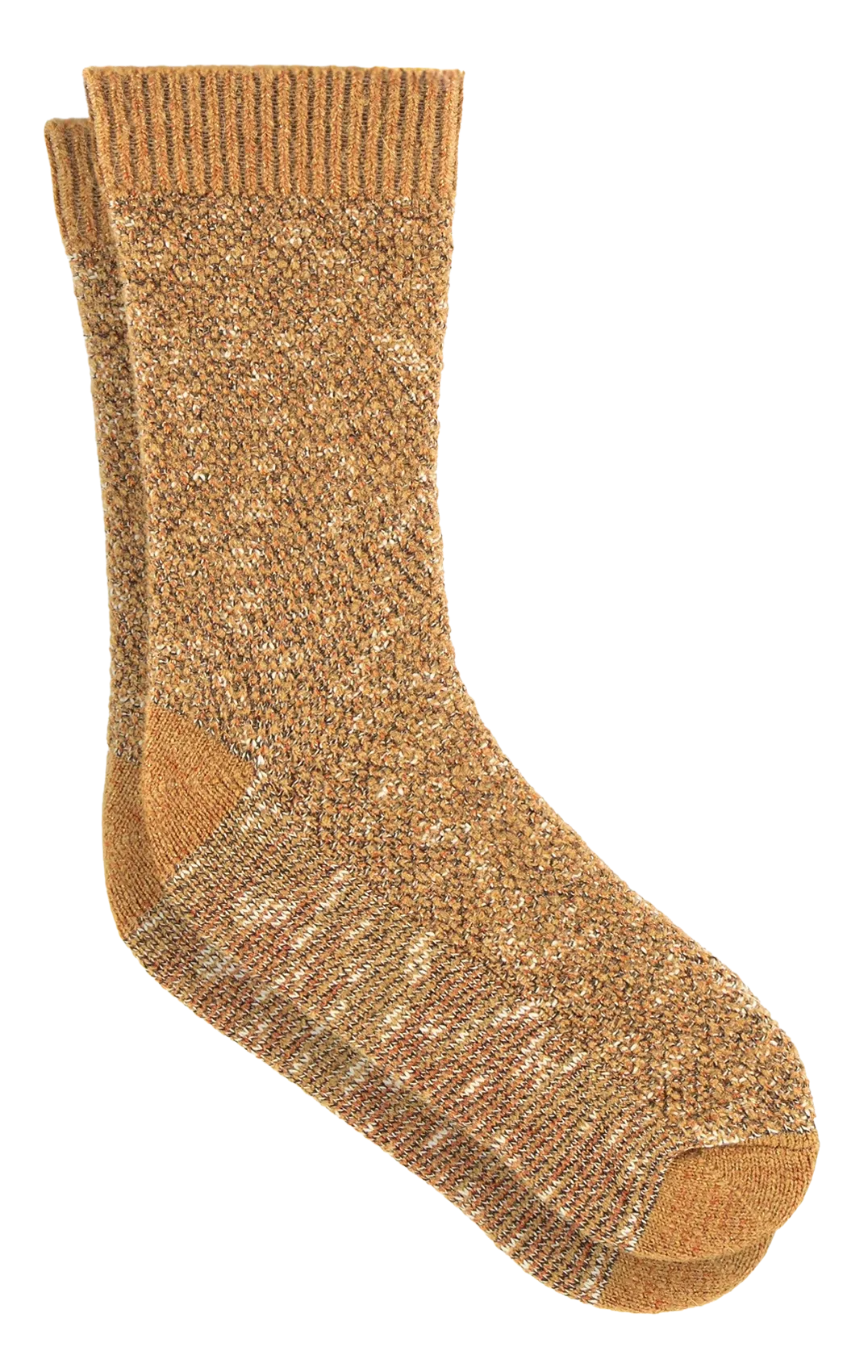 Chaussettes mi-hautes métallisées Marron BELLINO