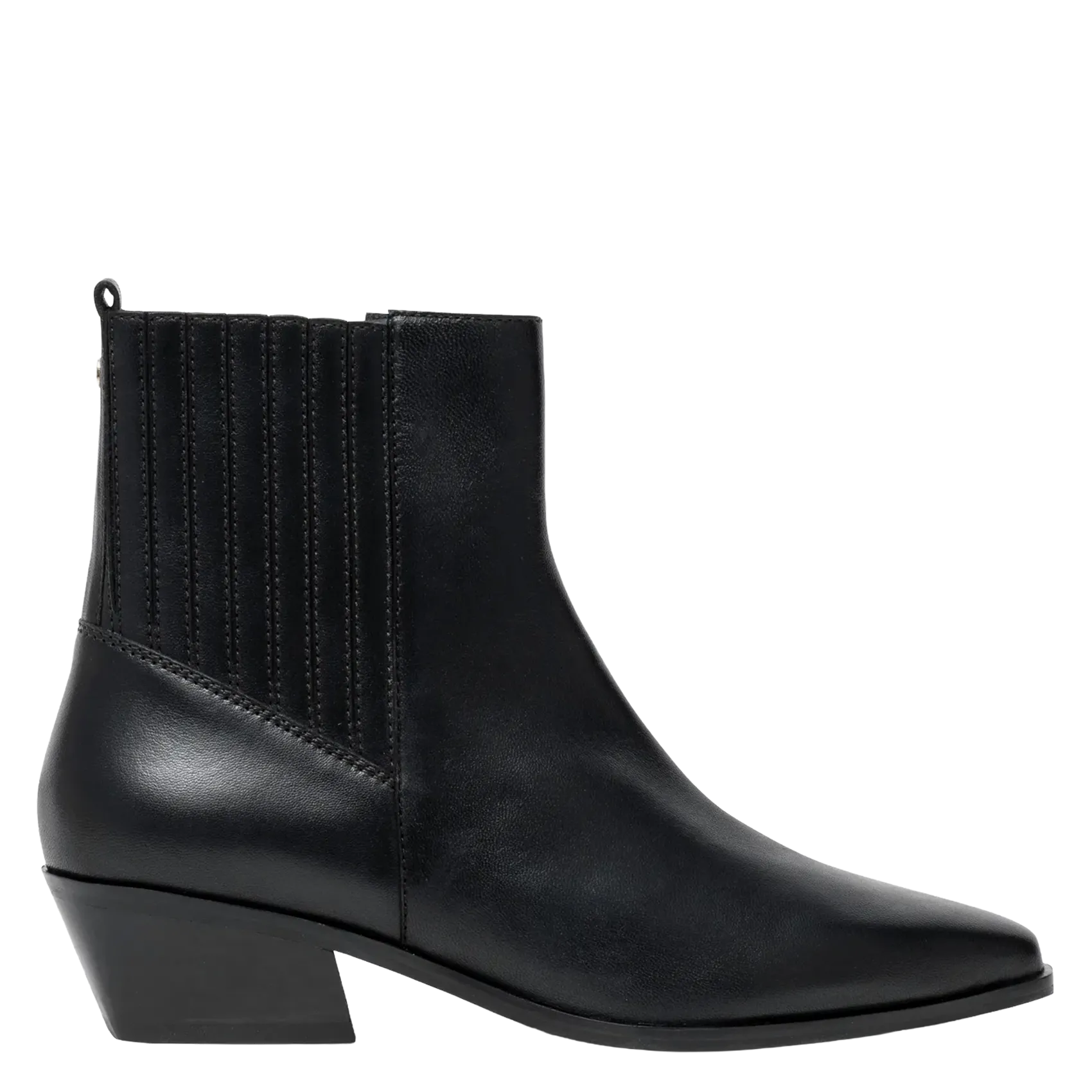 Bottines en cuir Noir MINA