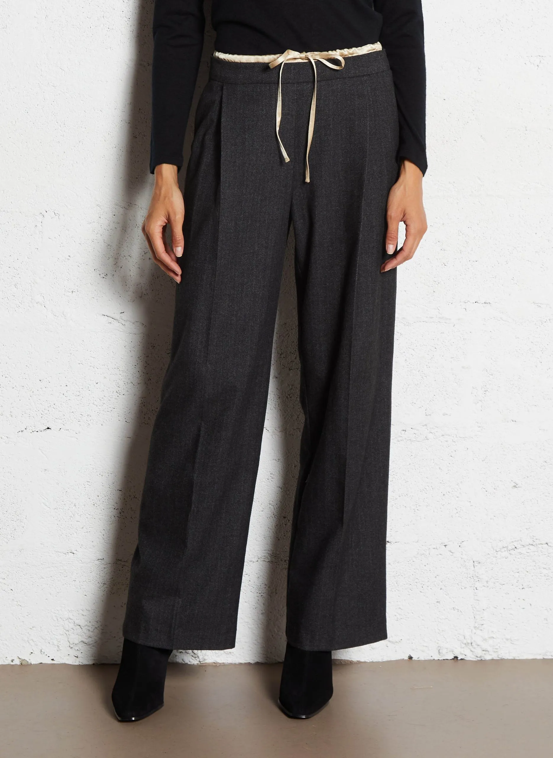 Pantalon large Gris TURIN