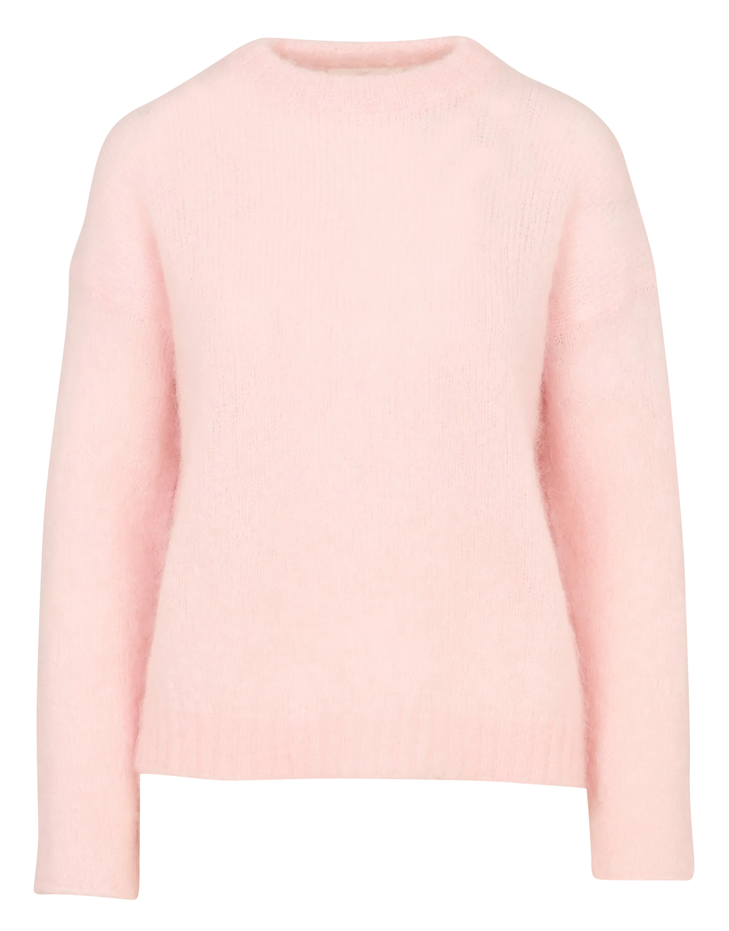 Pull ample col rond en mohair mélangé Rose MELINA