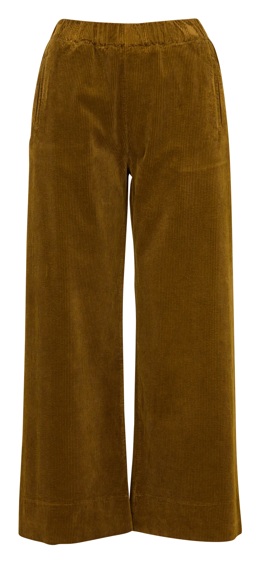 Pantalon large en velours côtelé Marron JIMMY