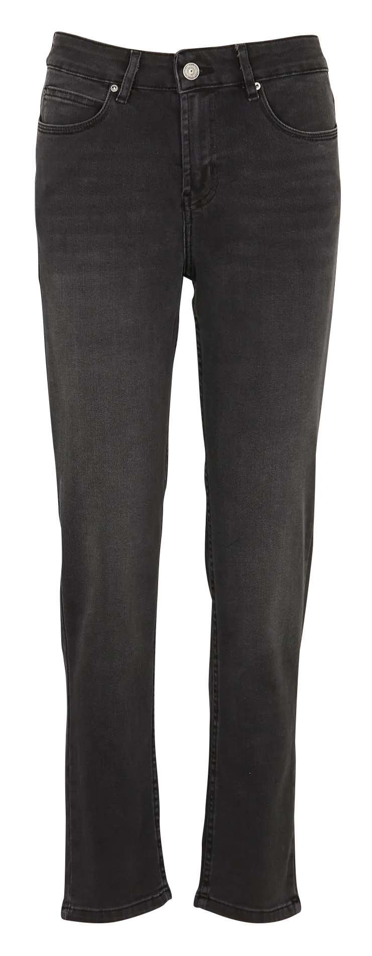 Jean boyfriend en coton mélangé Noir BEN