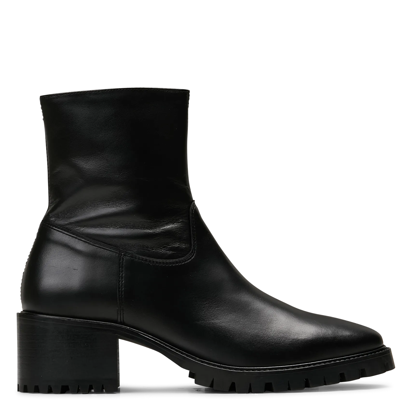 Bottines en cuir velours Noir N°79