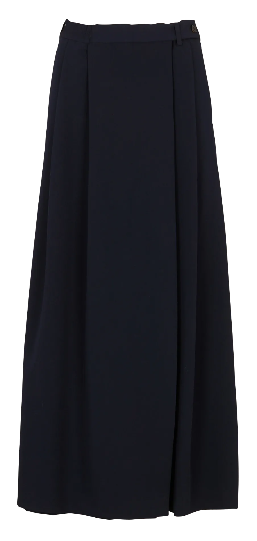 Pantalon large fluide uni Bleu POETRY