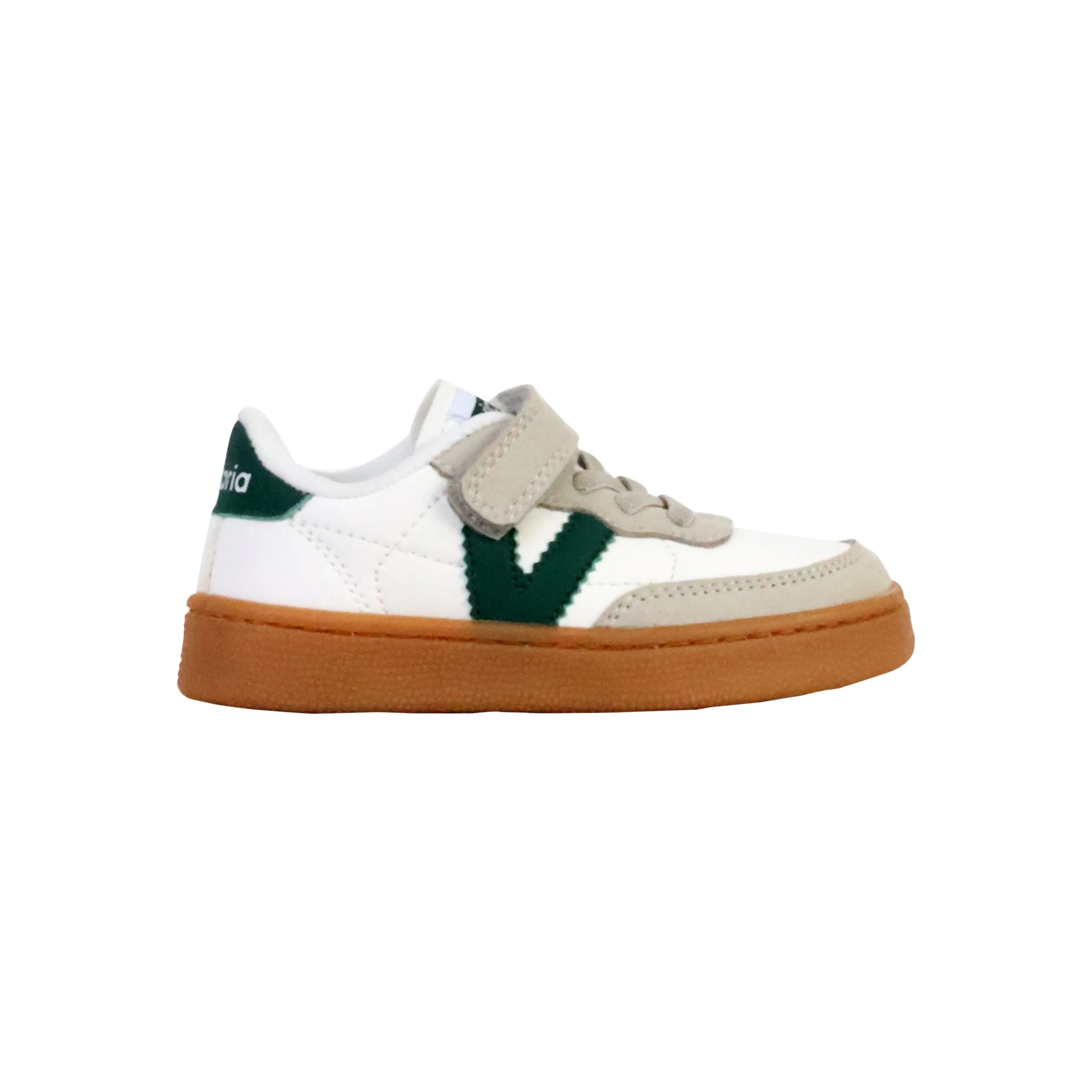 Basket basse à lacets juniors Vert