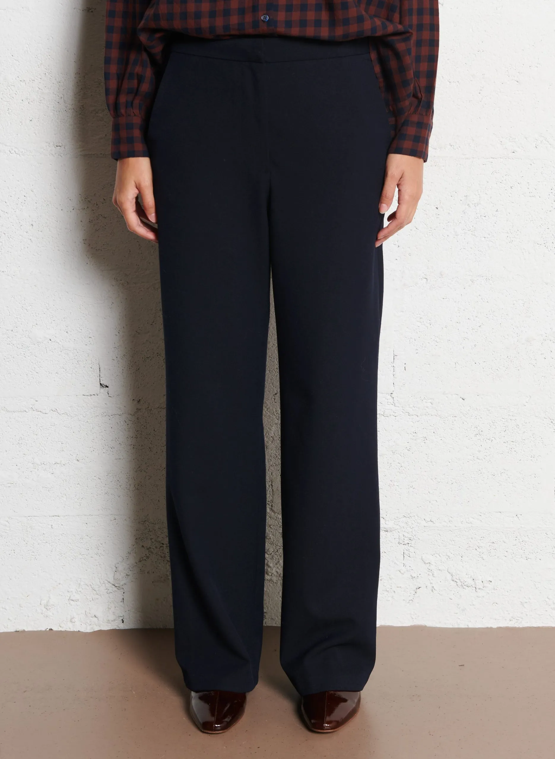 Pantalon droit Bleu SUNRISE