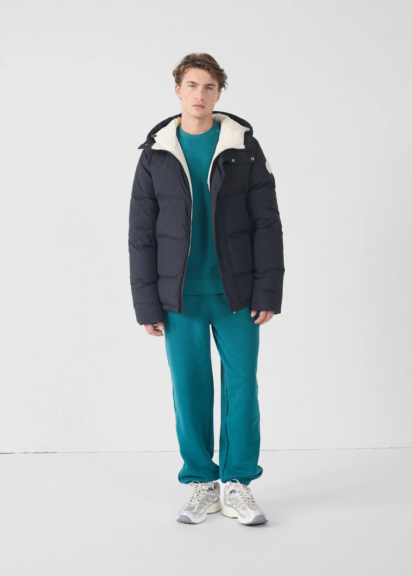 Veste grand froid esprit puffer sanji Noir