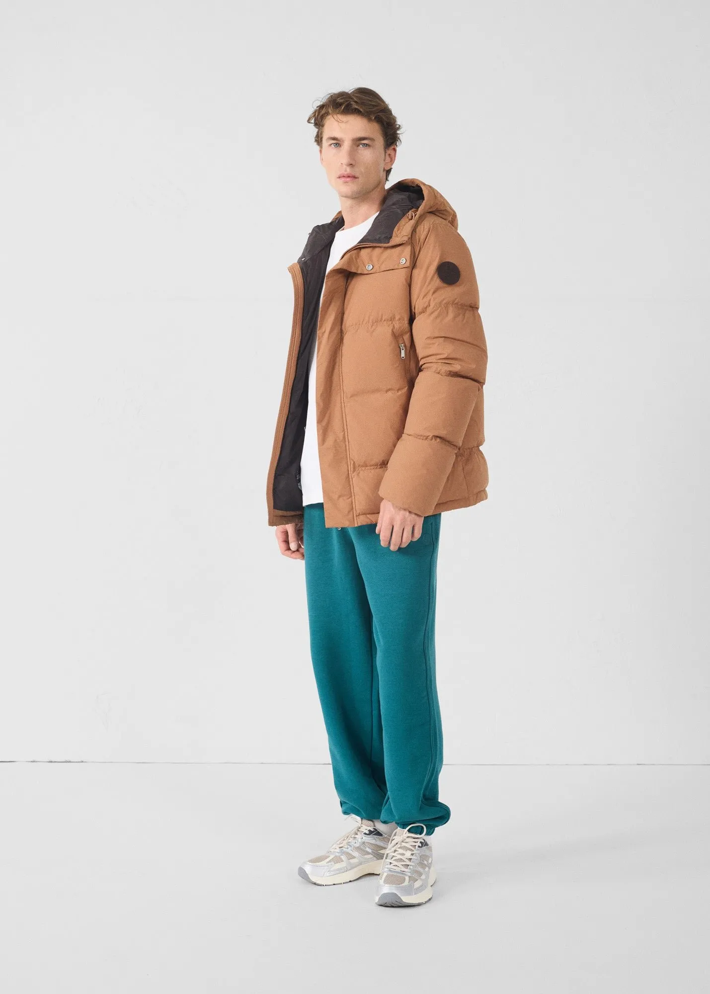 Veste grand froid esprit puffer sanji Marron