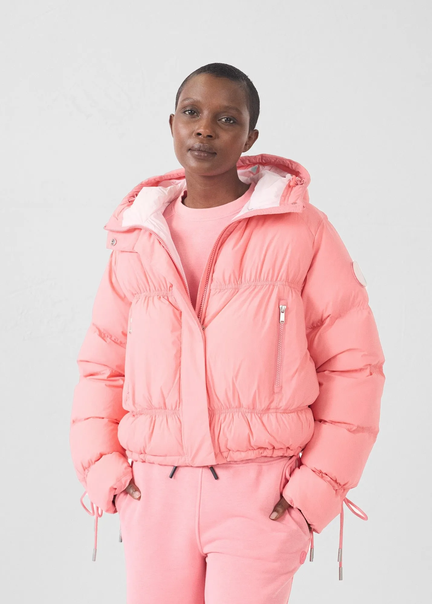 Veste grand froid esprit puffer nami Rose