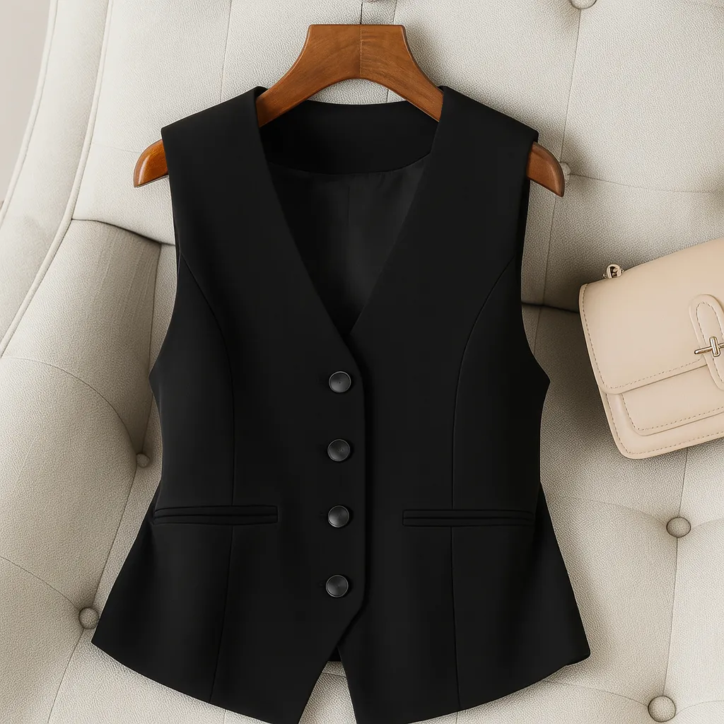 Gilet vintage chic pour femme