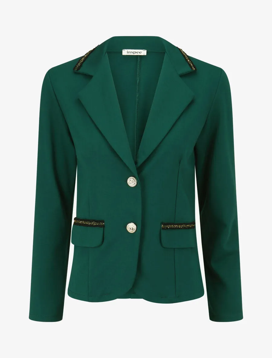 Veste à détails irisés - Vert
