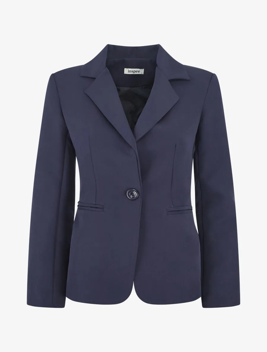 Veste mi-longue classique - Marine