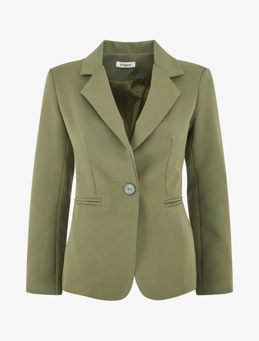 Veste mi-longue classique - Kaki