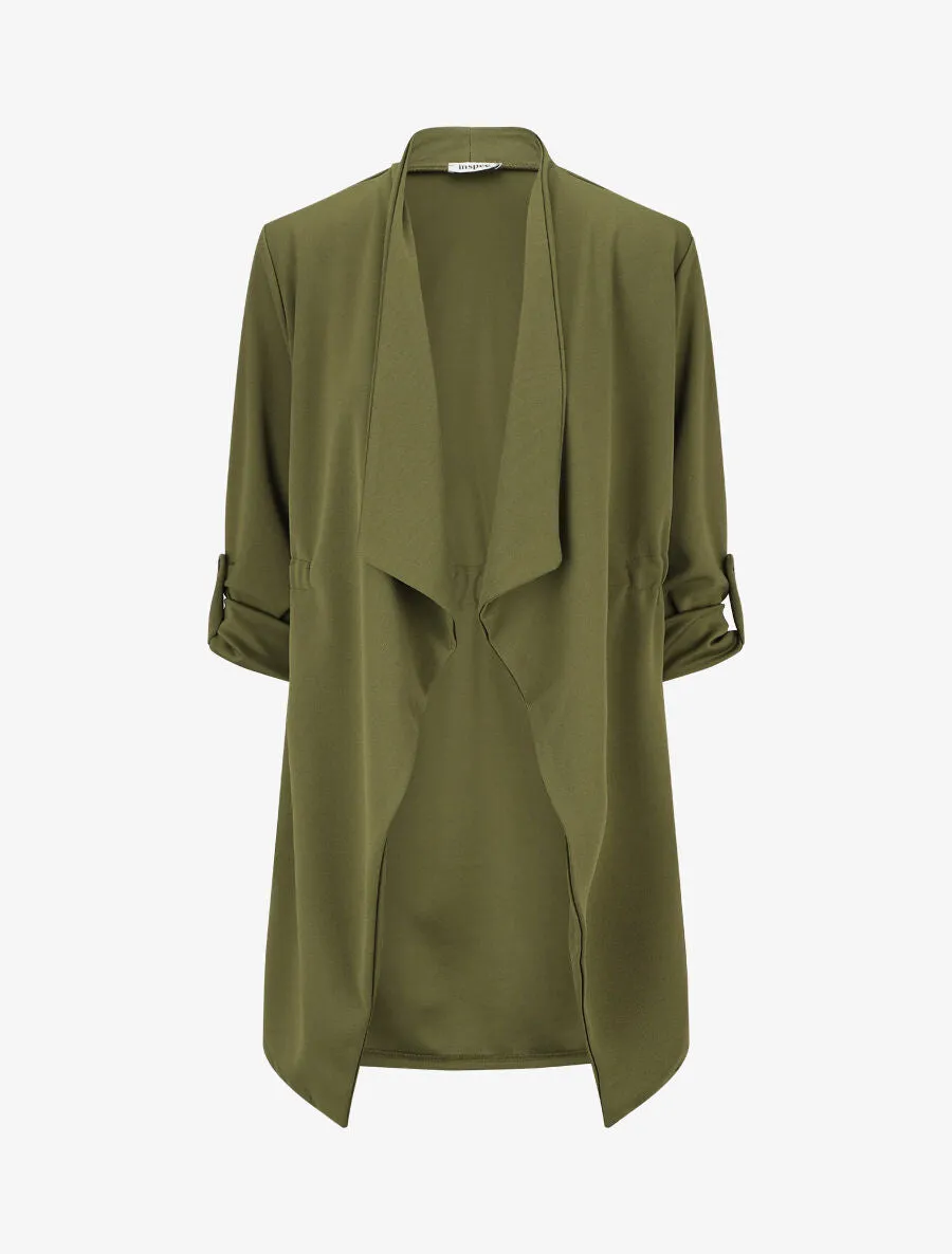 Veste légère à manches retroussables - Kaki