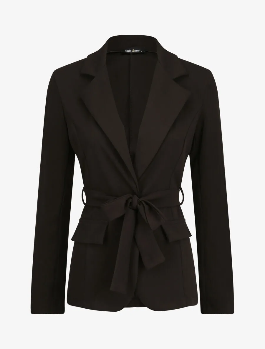 Veste unie cintrée - Noir