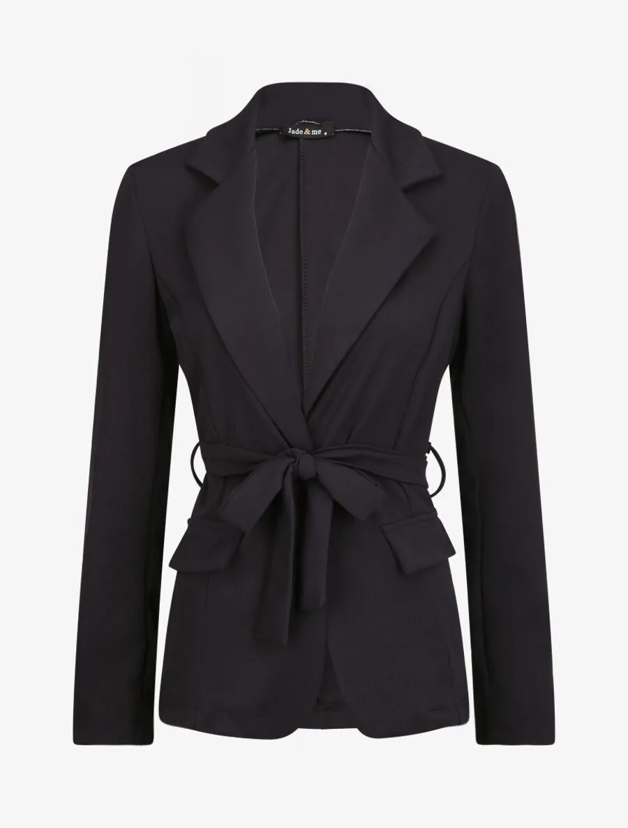 Veste unie cintrée - Marine