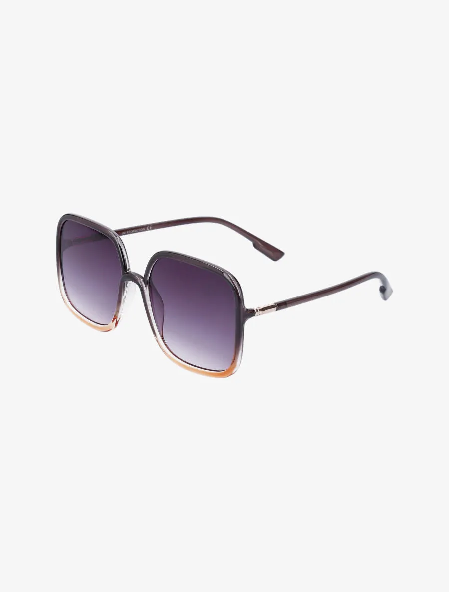 Lunettes de soleil carrées oversize - Violet