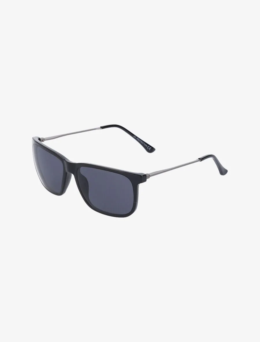 Lunettes de soleil forme rectangulaire - Noir