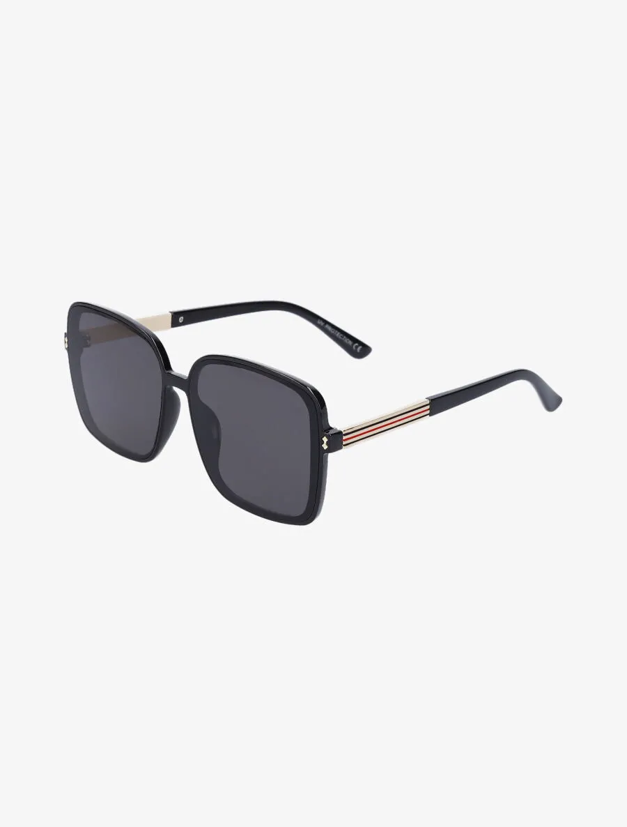 Lunettes de soleil carrés oversize - Noir