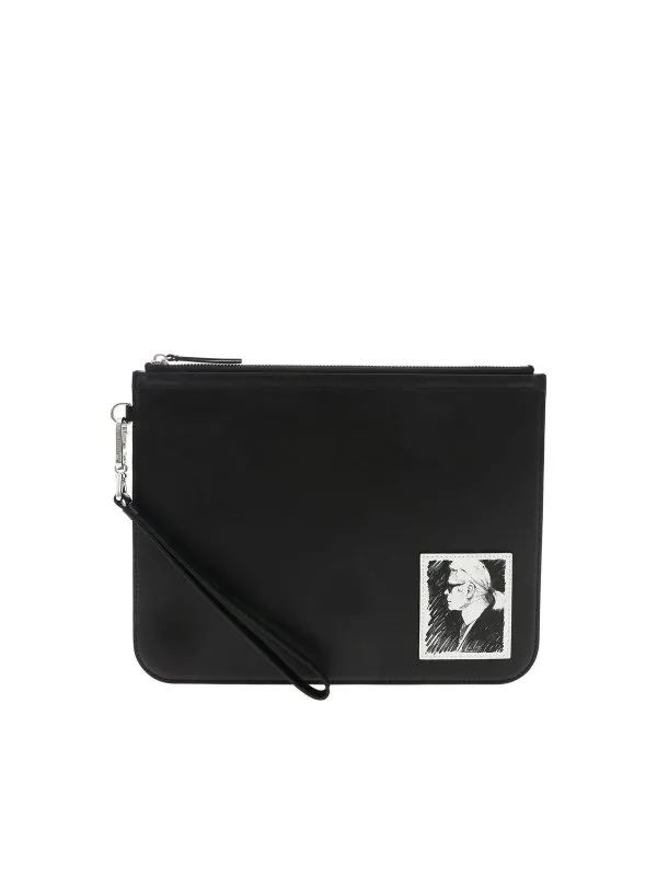 Karl Lagerfeld Pochette - Noir - Noir - Femme | 201W3259BLACK