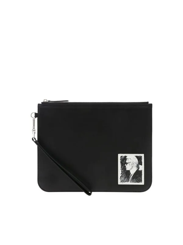 Karl Lagerfeld Pochette - Noir - Noir - Femme | 200W3206BLACK