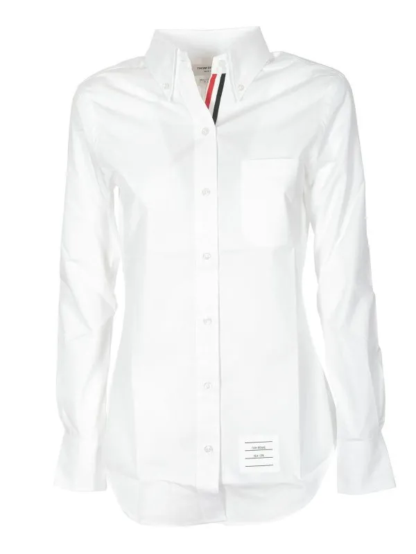 Thom Browne Chemise - Blanc - Blanc - Femme | FLL005E03113100