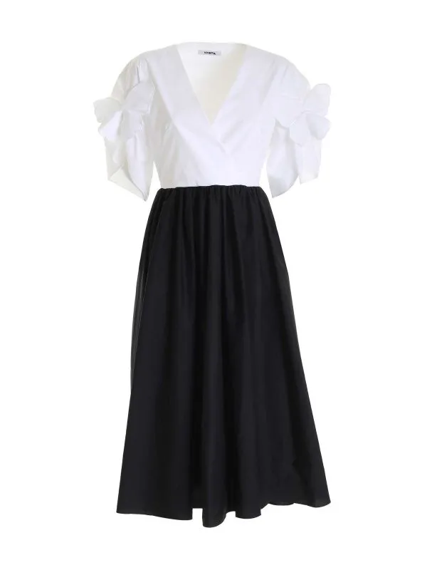 Vivetta Maxi Robe - Blanc - Blanc - Femme | 21EV2S0H0716958U191